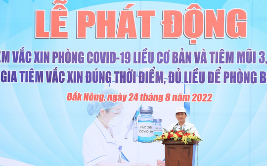 Đắk Nông: Phát động tiêm chủng vắc xin phòng Covid-19 toàn dân