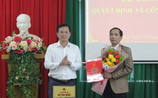 Đắk Nông: Công bố quyết định bổ nhiệm 2 Phó Giám đốc Sở