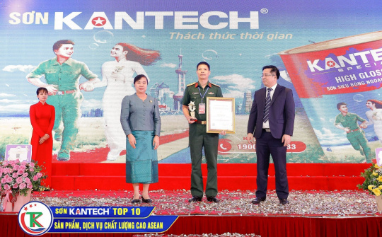 Sơn KANTECH: Top 10 sản phẩm, dịch vụ chất lượng cao ASEAN 2022