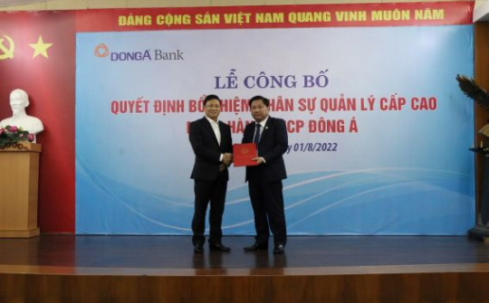 Ông Nguyễn Thanh Tùng được chỉ định làm Chủ tịch Ngân hàng Đông Á