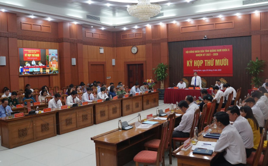 Quảng Nam: Khai mạc kỳ họp thứ 10 HĐND tỉnh khóa X, nhiệm kỳ 2021-2026