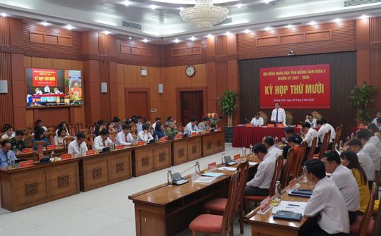 Quảng Nam: Khai mạc kỳ họp thứ 10 HĐND tỉnh khóa X, nhiệm kỳ 2021-2026