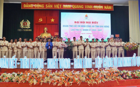 Đoàn Thanh niên Công an Đắk Nông đoàn kết, tiên phong, khát vọng, bản lĩnh, lập công vì an ninh Tổ Quốc