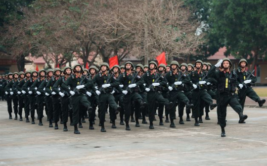 Triển khai thi hành Luật Cảnh sát cơ động