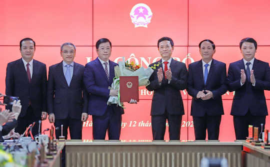 Công bố quyết định của Thủ tướng về việc bổ nhiệm Thứ trưởng Bộ Thông tin và Truyền thông Nguyễn Thanh Lâm