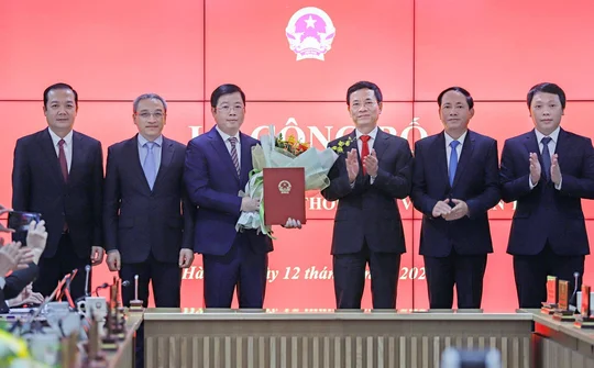 Công bố quyết định của Thủ tướng về việc bổ nhiệm Thứ trưởng Bộ Thông tin và Truyền thông Nguyễn Thanh Lâm