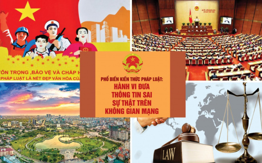Phổ biến kiến thức pháp luật: Hành vi đưa thông tin sai sự thật trên không gian mạng