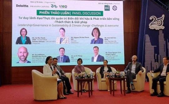 Gắn quản trị doanh nghiệp với biến đổi khí hậu và phát triển bền vững