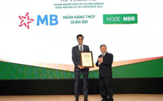 MBB: Top 3 doanh nghiệp được nhà đầu tư yêu thích nhất