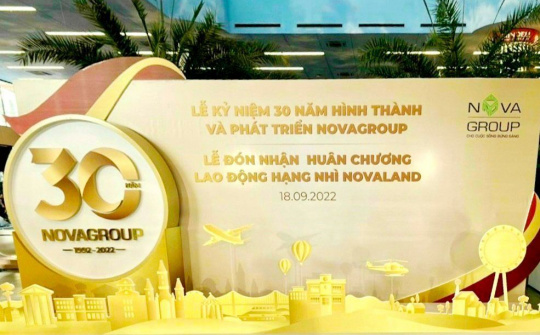 Novaland vinh dự đón nhận Huân chương Lao động Hạng Nhì