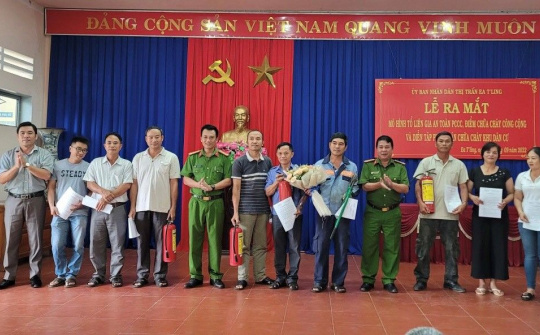 Đắk Nông: Xây dựng và nhân rộng mô hình “Tổ liên gia an toàn về phòng cháy và chữa cháy”