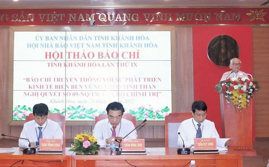Khánh Hòa: Báo chí truyền thông với sự phát triển kinh tế biển bền vững theo Nghị quyết số 09-NQ/TW
