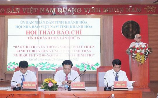 Khánh Hòa: Báo chí truyền thông với sự phát triển kinh tế biển bền vững theo Nghị quyết số 09-NQ/TW