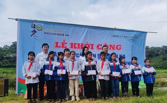 CLB Tennis báo chí Nghệ An: Lan tỏa những yêu thương