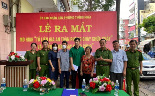 Công An Buôn Ma Thuột - Ra mắt mô hình "Tổ liên gia an toàn phòng cháy và chữa cháy"