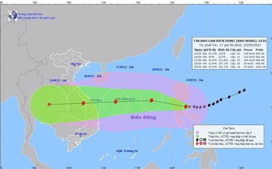 Tập trung ứng phó khẩn cấp với bão số 4 năm 2022