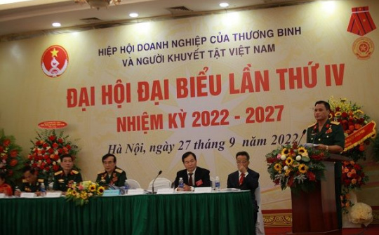 Hiệp hội Doanh nghiệp của Thương binh và Người khuyết tật Việt Nam có tân Chủ tịch