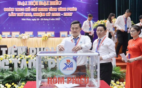 Tỉnh Đoàn Vĩnh Phúc có tân Bí thư khóa XVII