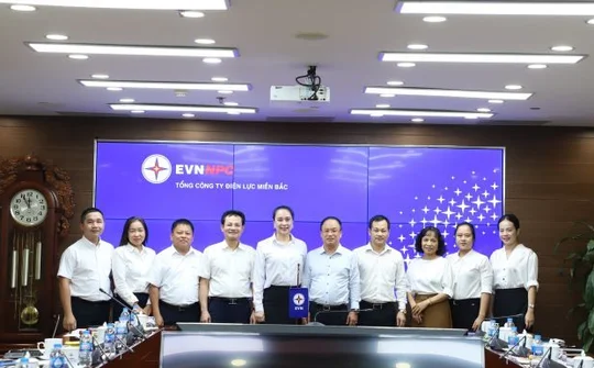EVNNPC làm việc với Hội đồng bình xét danh hiệu "Doanh nhân Việt Nam tiêu biểu" năm 2022