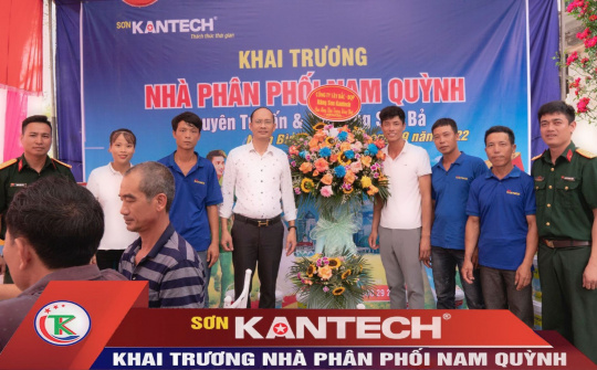 Hãng sơn Kantech: Khai trương Nhà phân phối Nam Quỳnh - Kim Sơn, Ninh Bình