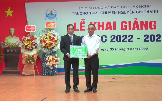 Ngân hàng Chính sách xã hội tỉnh Đăk Nông đồng hành cùng ngành giáo dục