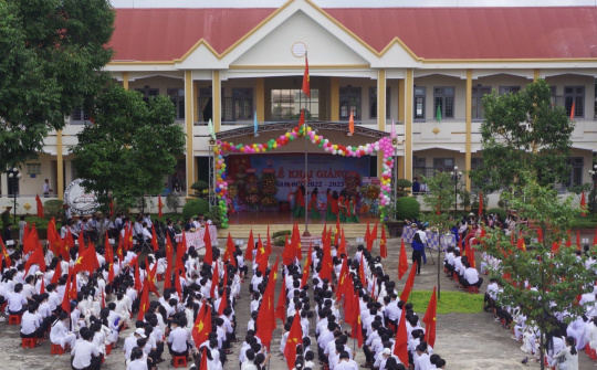 Đắk Nông: Huyện biên giới Cư Jút hân hoan chào đón năm học mới