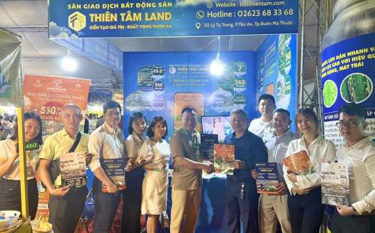 Thiên Tâm Land lan toả giá trị “bất động sản” tại Lễ hội sầu riêng Krông Pắc