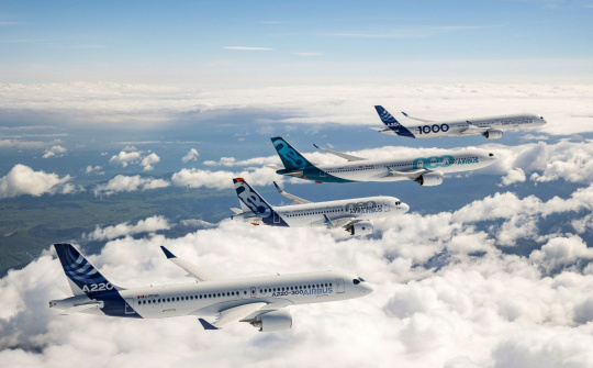 Airbus công bố số lượng đơn đặt hàng và máy bay thương mại bàn giao năm 2022