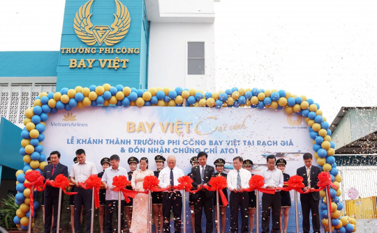 Vietnam Airlines khánh thành trường phi công Bay Việt tại Rạch Giá
