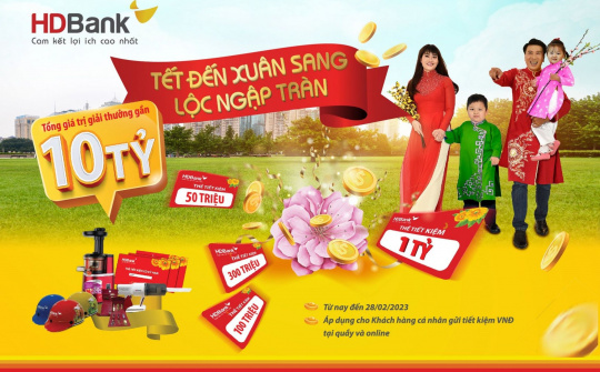 HDBank khởi động chương trình ‘tìm tỷ phú’ đầu tiên của năm 2023