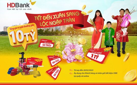 HDBank khởi động chương trình ‘tìm tỷ phú’ đầu tiên của năm 2023