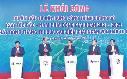 Chính thức khởi công 12 dự án thành phần cao tốc Bắc - Nam giai đoạn 2021-2025