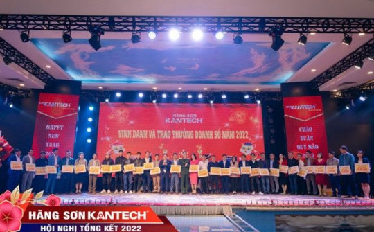 Hãng sơn Kantech hướng đến năm 2023 với thành công mới