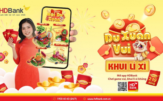 HDbank đón Tết Nguyên đán với game 4.0 "Tết xưa"