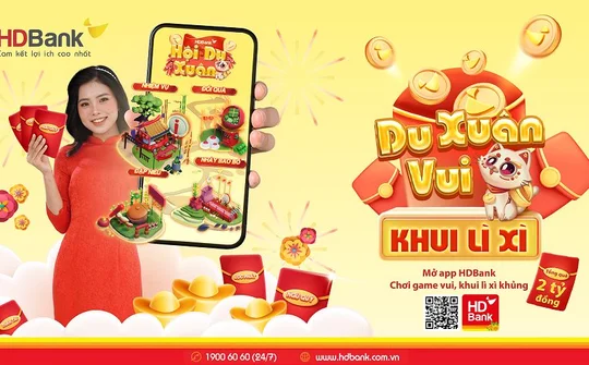 HDbank đón Tết Nguyên đán với game 4.0 "Tết xưa"