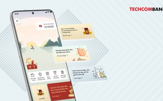 Ứng dụng ngân hàng số Techcombank Mobile đạt nhiều giải thưởng danh giá từ các tổ chức quốc tế
