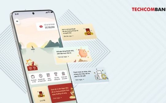 Ứng dụng ngân hàng số Techcombank Mobile đạt nhiều giải thưởng danh giá từ các tổ chức quốc tế