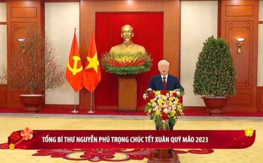 Tổng Bí thư Nguyễn Phú Trọng chúc Tết Quý Mão 2023