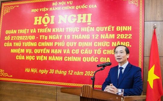 PGS.TS Nguyễn Bá Chiến làm Giám đốc Học viện Hành chính Quốc gia