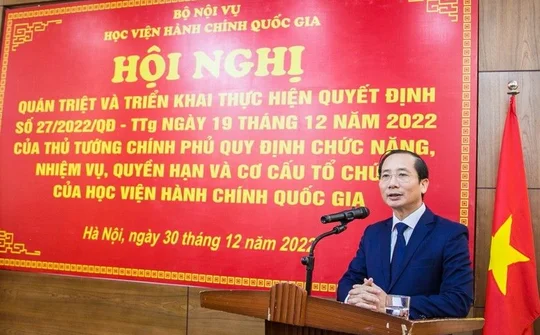 PGS.TS Nguyễn Bá Chiến làm Giám đốc Học viện Hành chính Quốc gia