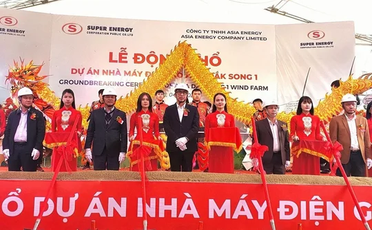 Đắk Nông: Lễ động thổ Dự án Nhà máy điện gió Asia Đắk Song 1