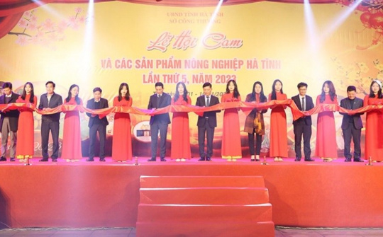 Lễ hội Cam và các sản phẩm nông nghiệp Hà Tĩnh trước thềm xuân 2023