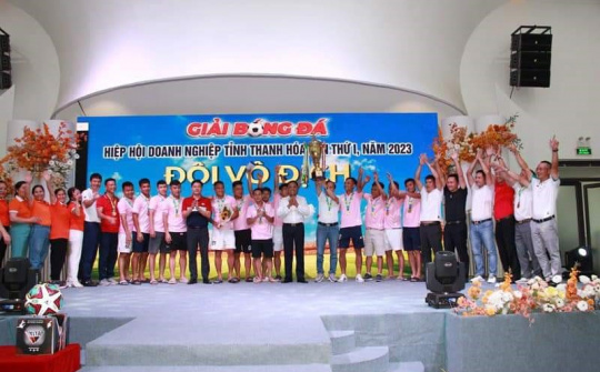 Hội Doanh nghiệp Bỉm Sơn vô địch Giải bóng đá Hiệp hội Doanh nghiệp tỉnh Thanh Hóa