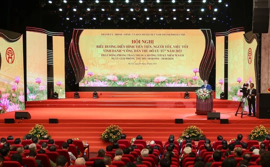 Hà Nội biểu dương điển hình tiên tiến, người tốt, việc tốt, vinh danh “Công dân Thủ đô ưu tú” năm 2023