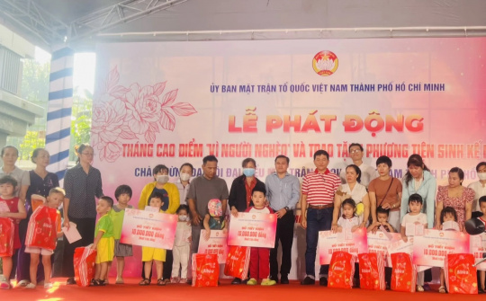 TP.HCM phát động tháng cao điểm: Vì người nghèo – không để ai bị bỏ lại phía sau