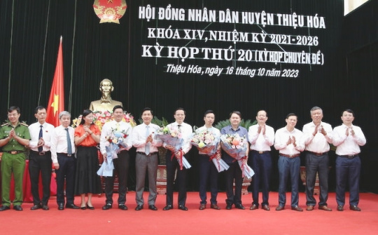 Thanh Hóa: Huyện Thiệu Hóa có tân Chủ tịch UBND