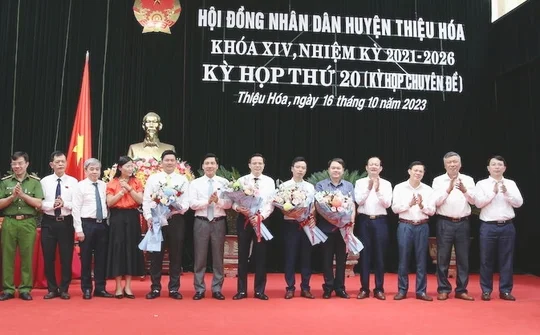 Thanh Hóa: Huyện Thiệu Hóa có tân Chủ tịch UBND