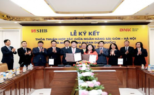 SHB thiết lập quan hệ hợp tác với Ngân hàng Busan (Hàn Quốc)