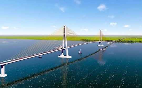 Khởi công xây cầu Đại Ngãi gần 8.000 tỉ đồng nối Sóc Trăng và Trà Vinh