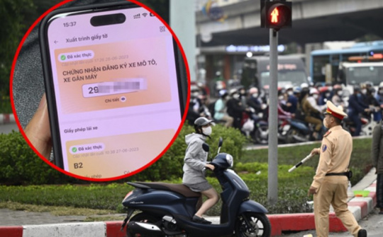 Tích hợp giấy phép lái xe trong ứng dụng VNeID